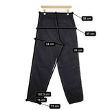 Sacai 21-02504M コットンナイロン パンツ ブラック メンズ サカイ【中古】5-1225G∞