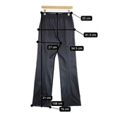 Mame Kurogouchi Pin Tuck Sweatpants スウェットパンツ MM23PS-JS716 パンツ ブラック レディース マメクロゴウチ【中古】5-1217G∞