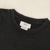 Acy エイシー PATCH L/S TEE acy-23aw-006 長袖Ｔシャツ カットソー ロンＴ ブラック メンズ【中古】5-1204M∞
