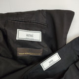 ami alexandre mattiussi vitale barberis canonico イタリアンファブリック セットアップ スーツ ブラック メンズ アミアレクサンドルマテュッシ【中古】5-1027T∞