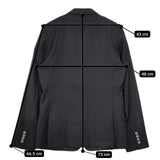 ami alexandre mattiussi vitale barberis canonico イタリアンファブリック セットアップ スーツ ブラック メンズ アミアレクサンドルマテュッシ【中古】5-1027T∞