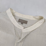 MARGARET HOWELL 579-1150030 MH50 ARCHIVE SHIRTS 定価42900円 50周年限定 長袖シャツ オフホワイト メンズ マーガレットハウエル【中古】6-0125M∞