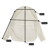 MARGARET HOWELL 579-1150030 MH50 ARCHIVE SHIRTS 定価42900円 50周年限定 長袖シャツ オフホワイト メンズ マーガレットハウエル【中古】6-0125M∞