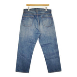 A.PRESSE Washed Denim Wide Pants 定価41800円 サイズ34 デニムパンツ 22AW ブルー メンズ アプレッセ【中古】5-0908G♪