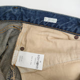 A.PRESSE Washed Denim Wide Pants 定価41800円 サイズ34 デニムパンツ 22AW ブルー メンズ アプレッセ【中古】5-0908G♪