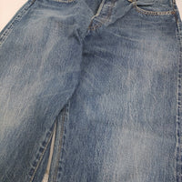 A.PRESSE Washed Denim Wide Pants 定価41800円 サイズ34 デニムパンツ 22AW ブルー メンズ アプレッセ【中古】5-0908G♪