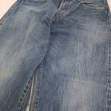 A.PRESSE Washed Denim Wide Pants 定価41800円 サイズ34 デニムパンツ 22AW ブルー メンズ アプレッセ【中古】5-0908G♪