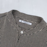 MAATEE & SONS BAND COLLAR SHIRTS 定価36000円 MT3103-0603B 長袖シャツ ベージュ メンズ マーティーアンドサンズ【中古】6-0125M∞