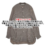 MAATEE & SONS BAND COLLAR SHIRTS 定価36000円 MT3103-0603B 長袖シャツ ベージュ メンズ マーティーアンドサンズ【中古】6-0125M∞