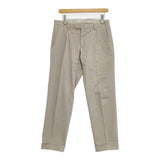 Santaniello コットン ストレッチ スラックス パンツ ベージュ メンズ サルトリア サンタニエッロ【中古】5-1204G∞