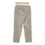 Santaniello コットン ストレッチ スラックス パンツ ベージュ メンズ サルトリア サンタニエッロ【中古】5-1204G∞