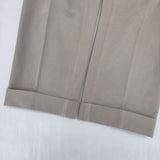 Santaniello コットン ストレッチ スラックス パンツ ベージュ メンズ サルトリア サンタニエッロ【中古】5-1204G∞