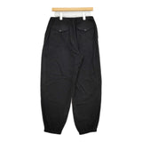 COMOLI シルクネップ ドローストリングパンツ サイズ1 定価61600円 B01-03003 イージー パンツ 25SS ブラック メンズ コモリ【中古】5-0908M♪