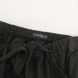 COMOLI シルクネップ ドローストリングパンツ サイズ1 定価61600円 B01-03003 イージー パンツ 25SS ブラック メンズ コモリ【中古】5-0908M♪