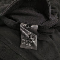COMOLI シルクネップ ドローストリングパンツ サイズ1 定価61600円 B01-03003 イージー パンツ 25SS ブラック メンズ コモリ【中古】5-0908M♪