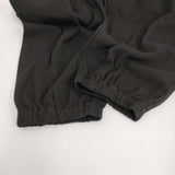 COMOLI シルクネップ ドローストリングパンツ サイズ1 定価61600円 B01-03003 イージー パンツ 25SS ブラック メンズ コモリ【中古】5-0908M♪