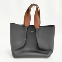 Hender Scheme piano bag medium MJ-RBPIM 定価36300円 革 レザー トートバッグ ブラック メンズ エンダースキーマ【中古】5-0908G♪