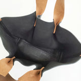 Hender Scheme piano bag medium MJ-RBPIM 定価36300円 革 レザー トートバッグ ブラック メンズ エンダースキーマ【中古】5-0908G♪