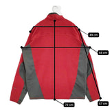 patagonia R2 フルジップ フリースジャケット 25136F0 サイズL ジャケット レッド グレー メンズ パタゴニア【中古】5-1014T♪