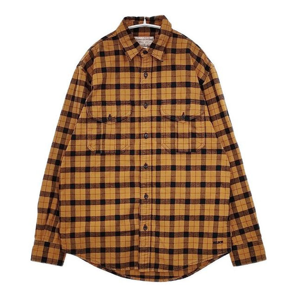 FILSON ALASKAN GUIDE SHIRT アラスカンガイドシャツ 定価29150円 チェック 長袖シャツ オレンジ メンズ フィルソン【中古】5-1027T∞