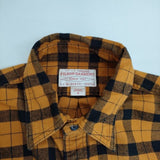 FILSON ALASKAN GUIDE SHIRT アラスカンガイドシャツ 定価29150円 チェック 長袖シャツ オレンジ メンズ フィルソン【中古】5-1027T∞