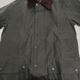 Barbour イギリス製 beaufort wax jacket sage ビューフォート オイルドジャケット 定価66000円 38 セージ メンズ バブアー【中古】5-1014T♪