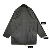 Barbour イギリス製 beaufort wax jacket sage ビューフォート オイルドジャケット 定価66000円 38 セージ メンズ バブアー【中古】5-1014T♪