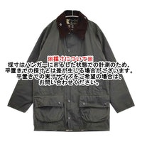 Barbour イギリス製 beaufort wax jacket sage ビューフォート オイルドジャケット 定価66000円 38 セージ メンズ バブアー【中古】5-1014T♪