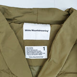 WHITE MOUNTAINEERING WM×TAION HANTEN DOWN JACKET 定価66000円 ダウンジャケット カーキ メンズ ホワイトマウンテニアリング/タイオン【中古】5-1020A◆
