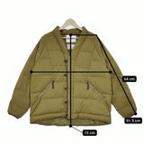 WHITE MOUNTAINEERING WM×TAION HANTEN DOWN JACKET 定価66000円 ダウンジャケット カーキ メンズ ホワイトマウンテニアリング/タイオン【中古】5-1020A◆