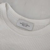 UNUSED hree Quarter Sleeve Thermal US2069 ワッフル サーマル カットソー ホワイト グレー メンズ アンユーズド【中古】5-1225M∞