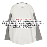 UNUSED hree Quarter Sleeve Thermal US2069 ワッフル サーマル カットソー ホワイト グレー メンズ アンユーズド【中古】5-1225M∞