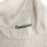 Fresh Service CORPORATE BUCKET HAT 帽子 ハット ベージュ メンズ フレッシュサービス【中古】5-1125G◎