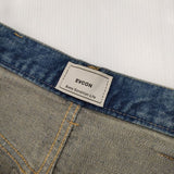 EVCON 5POCKET TUCK WIDE DENIM PANTS 定価19800円 183-91507 ジーンズ デニムパンツ ブルー メンズ エビコン【中古】5-1204G∞