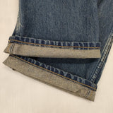 EVCON 5POCKET TUCK WIDE DENIM PANTS 定価19800円 183-91507 ジーンズ デニムパンツ ブルー メンズ エビコン【中古】5-1204G∞