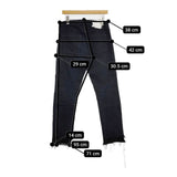 OLD PARK 再構築 リーバイスデニム リメイク加工 ジーンズ デニムパンツ ブラック メンズ オールドパーク【中古】5-1204G∞