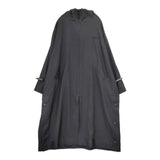 Dulcamara フード サイドボタン ウール コート ブラック メンズ ドゥルカマラ【中古】5-1027T∞