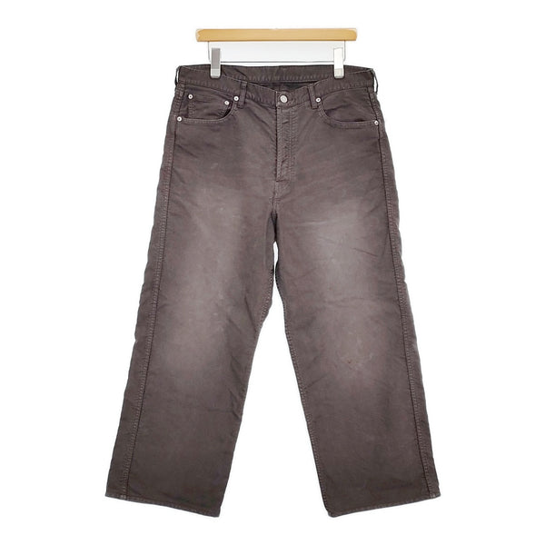 VISVIM FLUXUS 01 EX WIDE G. CORDS 定価107800円 0125105008001 パンツ 25SS チャコールグレー メンズ ビズビム/ヴィズヴィム【中古】5-0916G♪