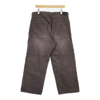 VISVIM FLUXUS 01 EX WIDE G. CORDS 定価107800円 0125105008001 パンツ 25SS チャコールグレー メンズ ビズビム/ヴィズヴィム【中古】5-0916G♪