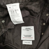 VISVIM FLUXUS 01 EX WIDE G. CORDS 定価107800円 0125105008001 パンツ 25SS チャコールグレー メンズ ビズビム/ヴィズヴィム【中古】5-0916G♪