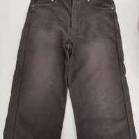 VISVIM FLUXUS 01 EX WIDE G. CORDS 定価107800円 0125105008001 パンツ 25SS チャコールグレー メンズ ビズビム/ヴィズヴィム【中古】5-0916G♪