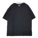comm arch DOUBLE LAYERED S/S コットン 半袖Ｔシャツ カットソー ブラック メンズ コムアーチ【中古】6-0507S∞