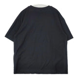 comm arch DOUBLE LAYERED S/S コットン 半袖Ｔシャツ カットソー ブラック メンズ コムアーチ【中古】6-0507S∞