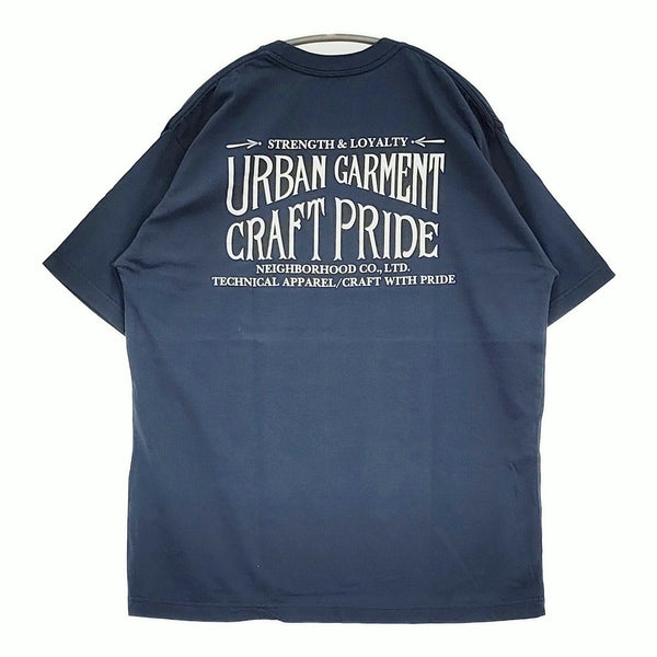 NEIGHBORHOOD NH 251 SPOT.TEE SS サイズM 251PCNH-ST07S ロゴ 半袖Ｔシャツ カットソー 25SS ネイビー メンズ ネイバーフッド【中古】5-0916S♪