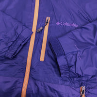 Columbia クリフハンガー2フーディー サイズL 定価21450円 中綿 PM5252 ジャケット ブルゾン パープル メンズ コロンビア【中古】5-1014T♪