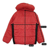 mont-bell サーマラップ ウォームパーカ キッズ150 1101637 定価10340円 中綿 ブルゾン レッド レディース モンベル【中古】5-1014T♪