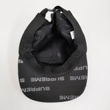 Supreme Reflective Jacquard Camp Cap 帽子 ロゴ キャップ 24AW ブラック メンズ シュプリーム【中古】5-0916G♪