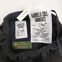 GABRIELA COLL GARMENTS SUMMER WOOL CROSSED TROUSERS' LORO PIANA パンツ 25SS ブラック メンズ ガブリエラコールガーメンツ【中古】5-0916M♪