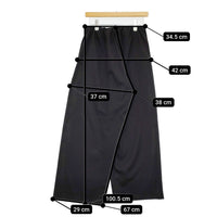 GABRIELA COLL GARMENTS SUMMER WOOL CROSSED TROUSERS' LORO PIANA パンツ 25SS ブラック メンズ ガブリエラコールガーメンツ【中古】5-0916M♪