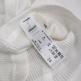 IENA 新品 コットンシルク リブタンクトップ サイズ38 定価9900円 25124468681010 タンクトップ 25SS ホワイト レディース イエナ【中古】5-0916S♪
